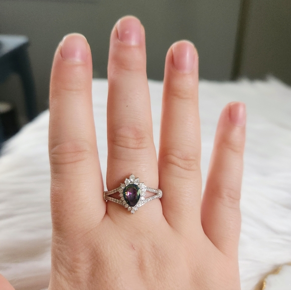 NWT Ryze Mystic Crystal White Frost CZ .925 Sterling Silver Ring - Size 9 - Picture 9 of 12